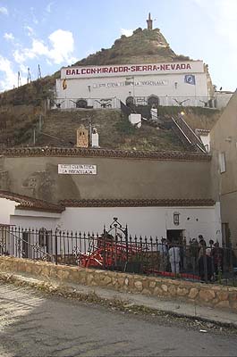 Picture Gallery of Troglodits Town in Sierra Nevada Andalusia Spain