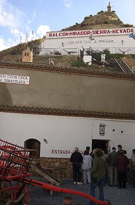 Picture Gallery of Troglodits Town in Sierra Nevada Andalusia Spain