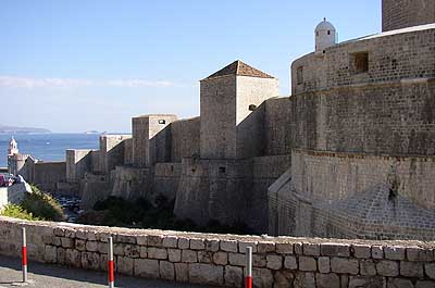 Picture Gallery of Dubrovnik Old City Walls Dalmatia Croatia