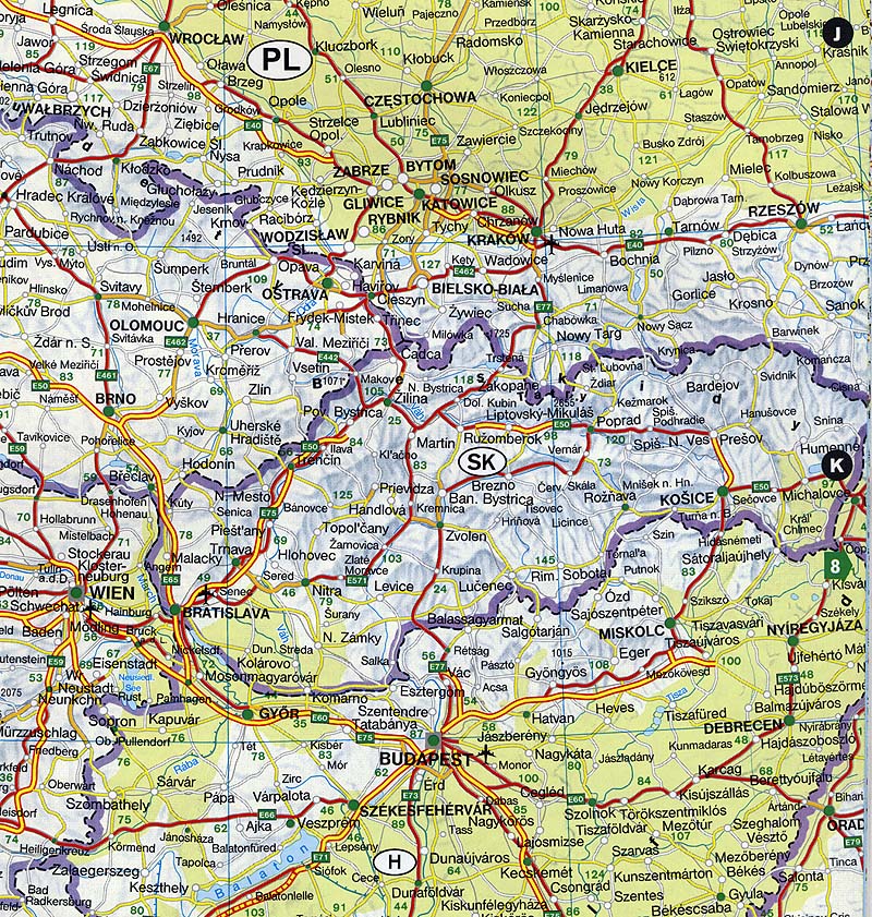 Travel Map of Slovakia