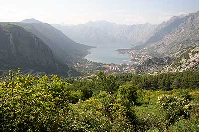 Picture Gallery of Old Road from Cetinje to Kotor Montenegro