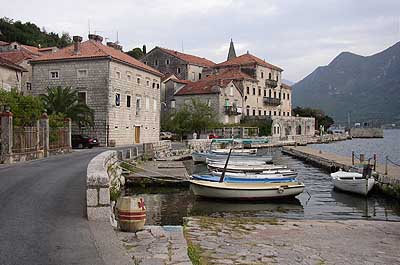 Picture Gallery of Perast Old Baroque City in Boka Kotorska Bay Montenegro