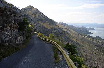 Picture Gallery of Road from Ulcinj to Skadar Lake Montenegro