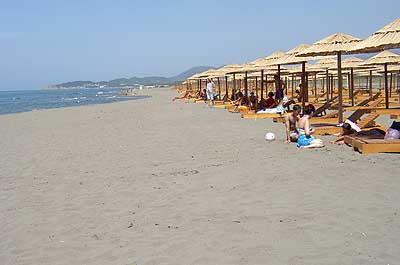 Picture Gallery of Velika Plaza Beach Ulcinj Montenegro