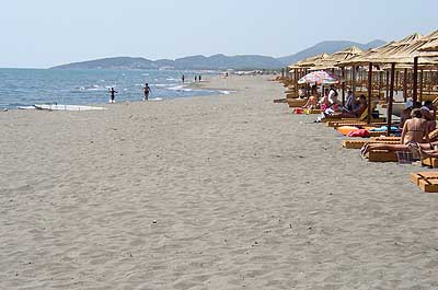 Picture Gallery of Velika Plaza Beach Ulcinj Montenegro