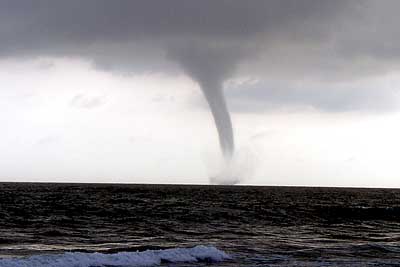 Picture Gallery of Pijavica Small Tornado on Velika Plaza Beach Near Ulcinj Montenegro