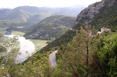 Picture Gallery of Road from Virpazar to Rijeka Crnojevica Montenegro